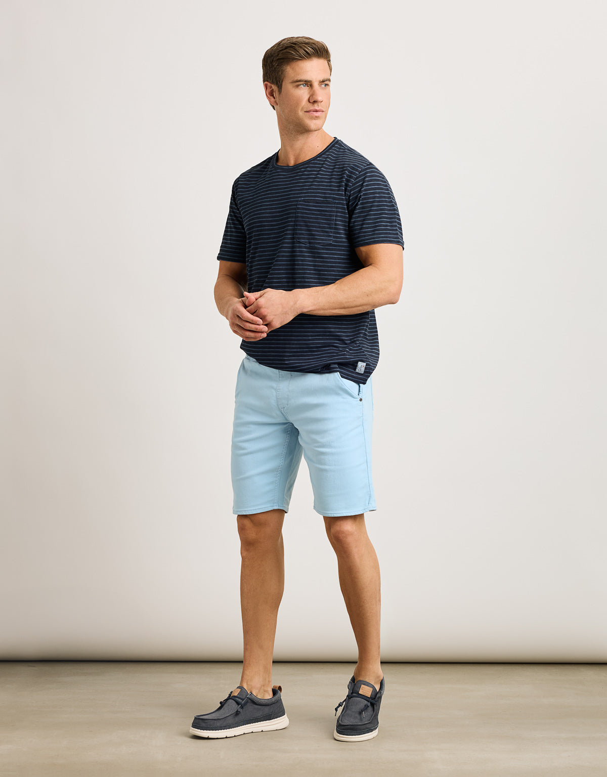 Camiseta Manga Corta Azul Marino - Wetisala