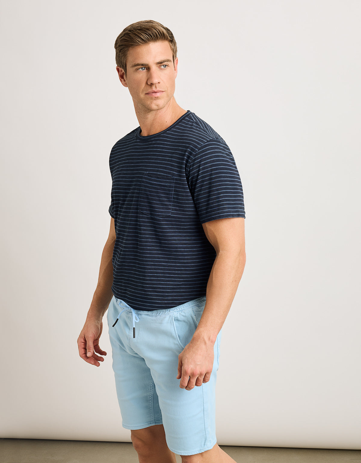 Camiseta Manga Corta Azul Marino - Wetisala