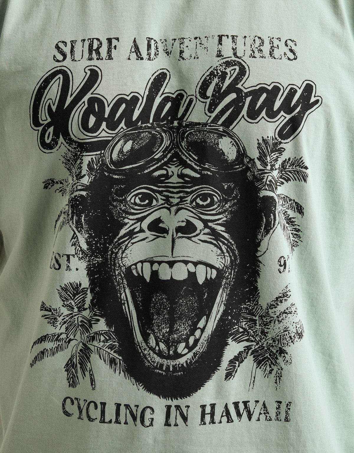 Camiseta Manga Corta Verde - Monquecito