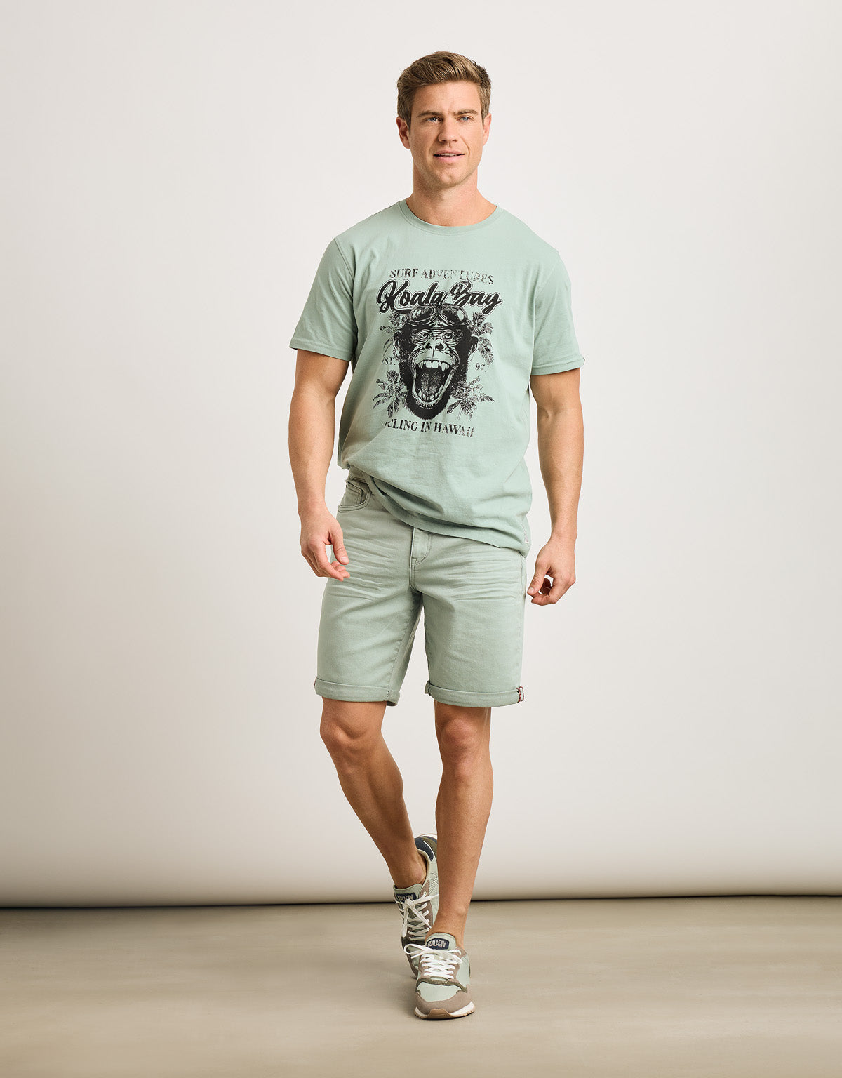 Camiseta Manga Corta Verde - Monquecito