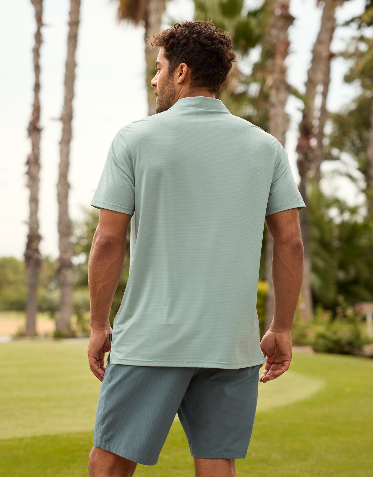 Green Short Sleeve Polo - Toole