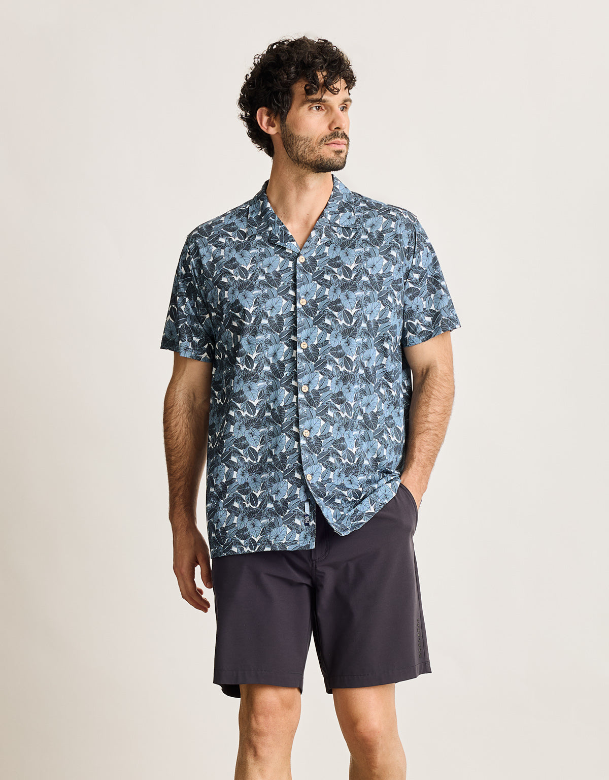 Camisa Manga Corta Azul - Supplies