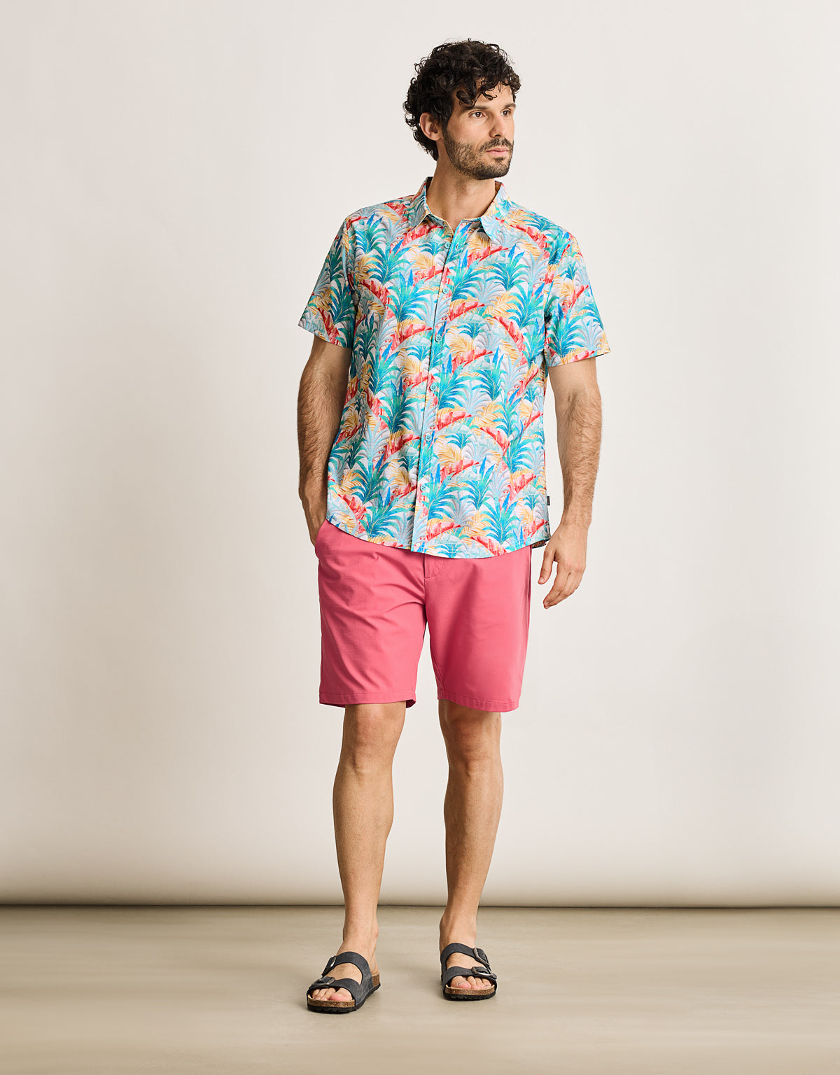 Mehrfarbiges kurzärmeliges Hemd - Bahama Coast
