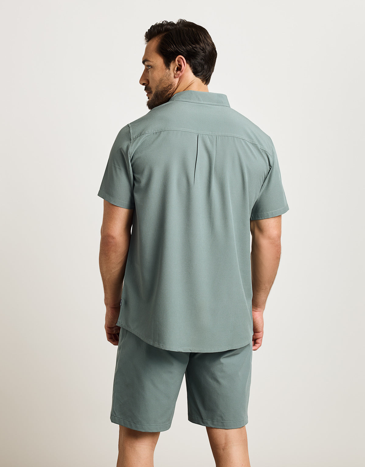 Chemise verte à manches courtes - Camiland