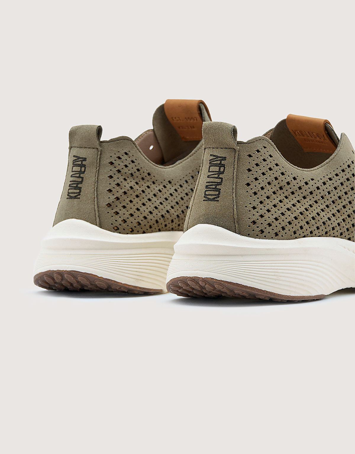 Khaki Memory Foam Sneakers - Isthar