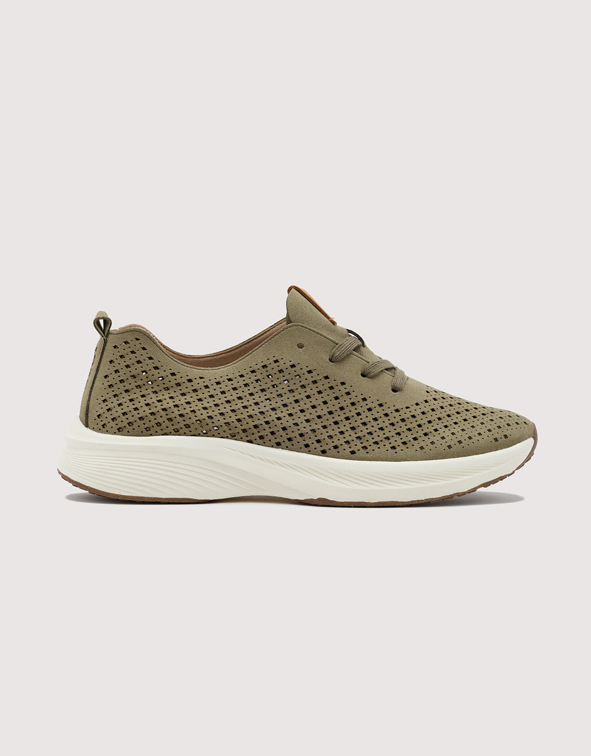 Khaki Memory Foam Sneakers - Isthar
