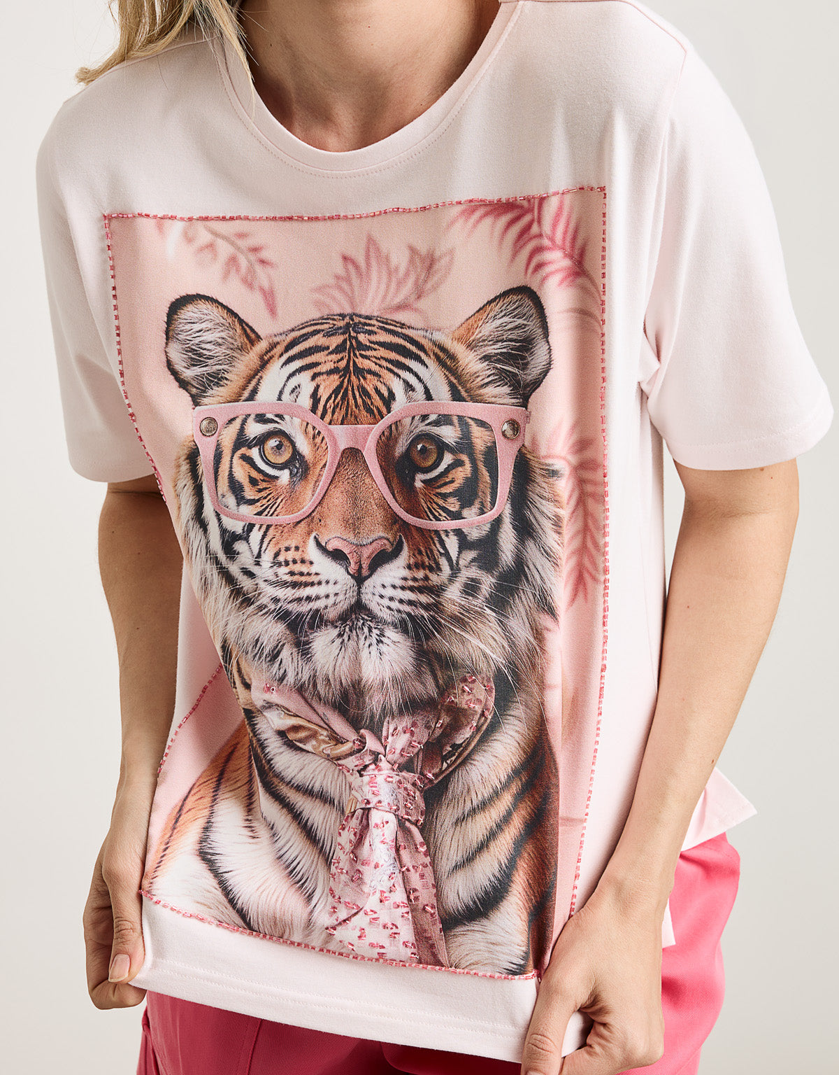 Camiseta Manga Corta Rosa Claro - Tigrali 5