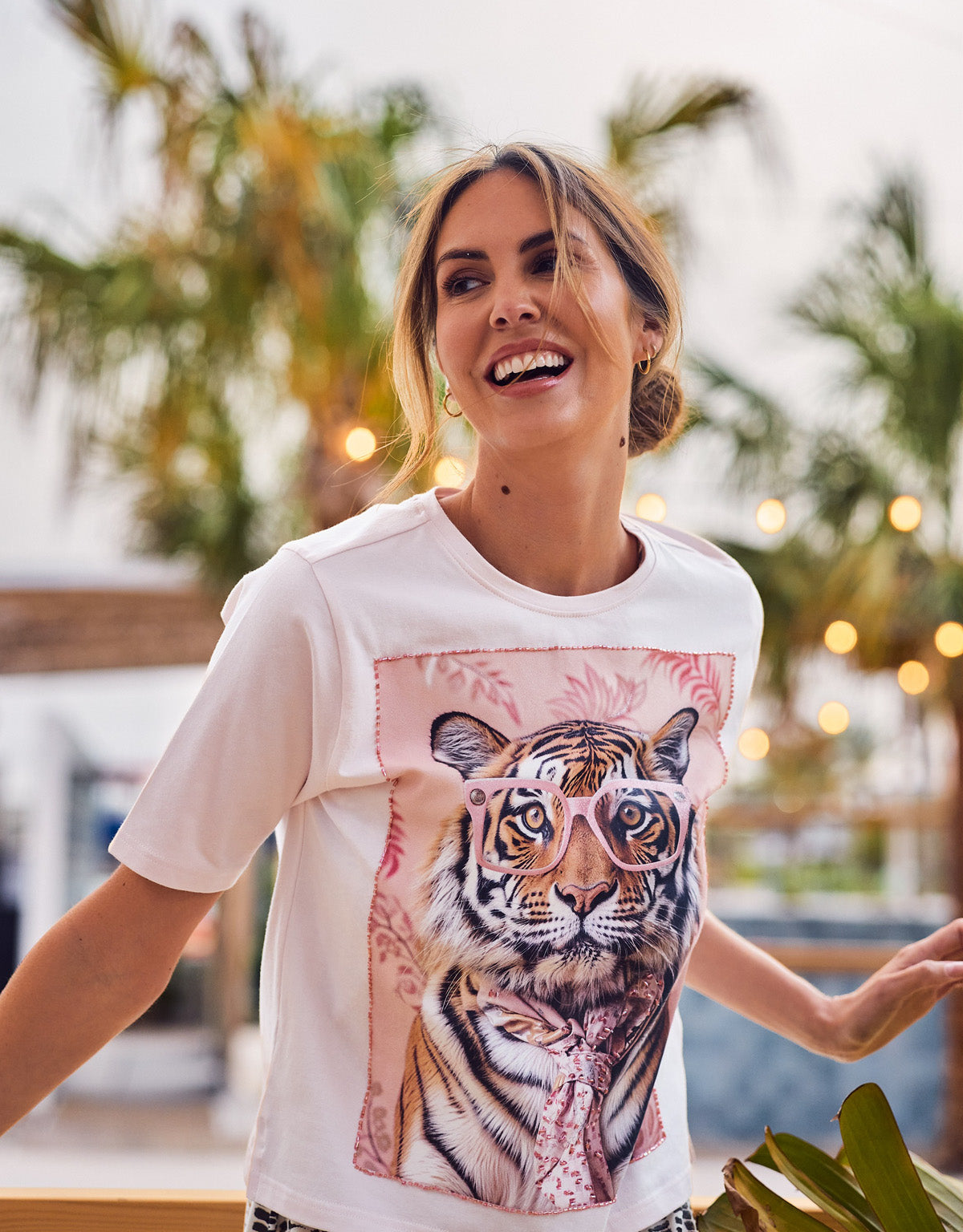 Camiseta Manga Corta Rosa Claro - Tigrali