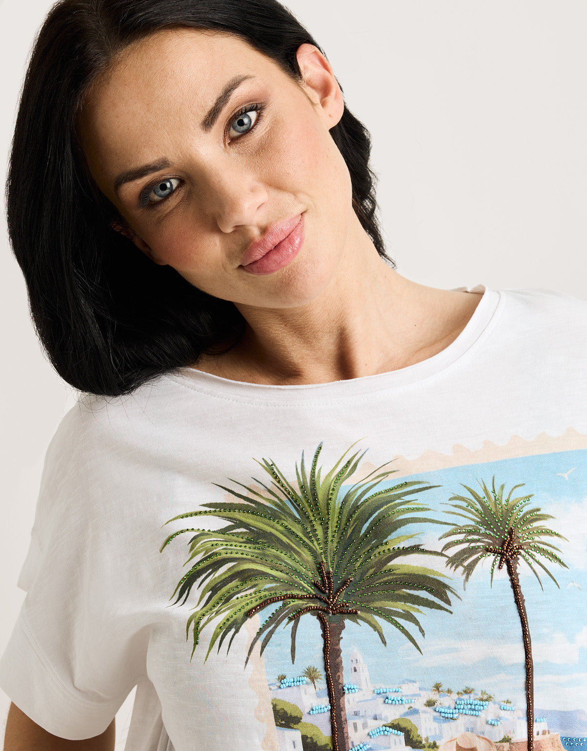 Camiseta Manga Corta Blanco - Londry 4