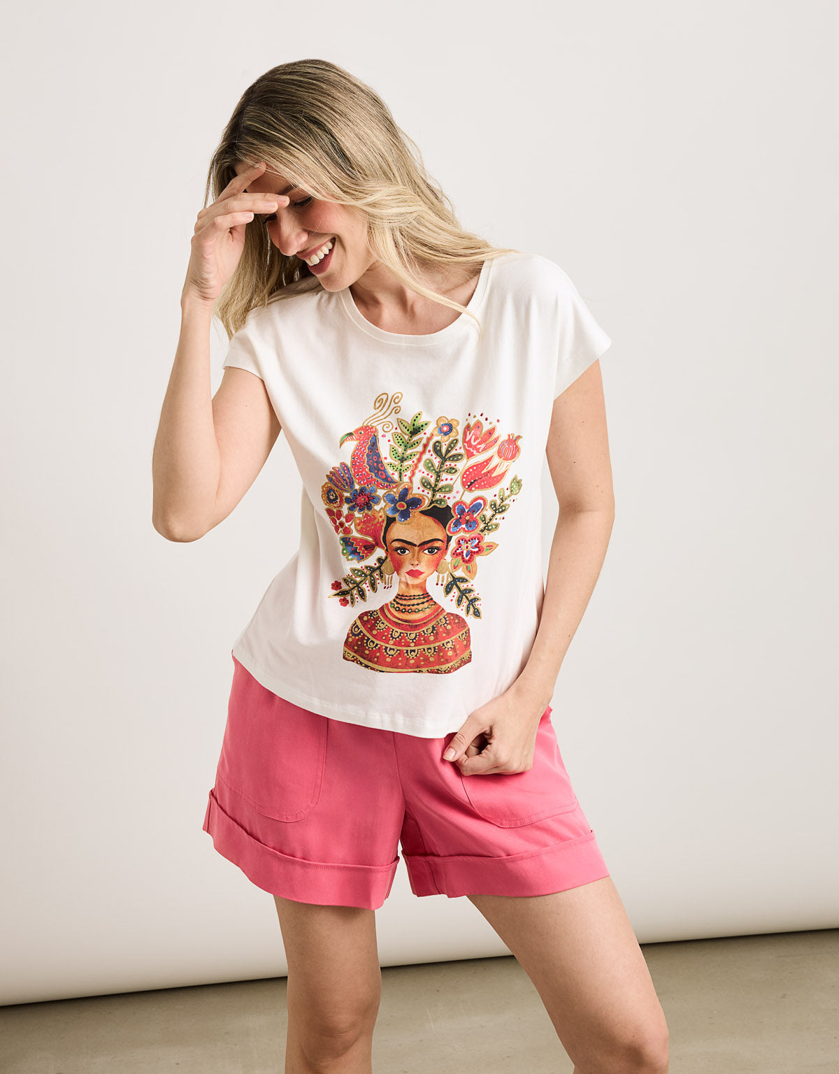 Camiseta Manga Corta Off White - Frilor