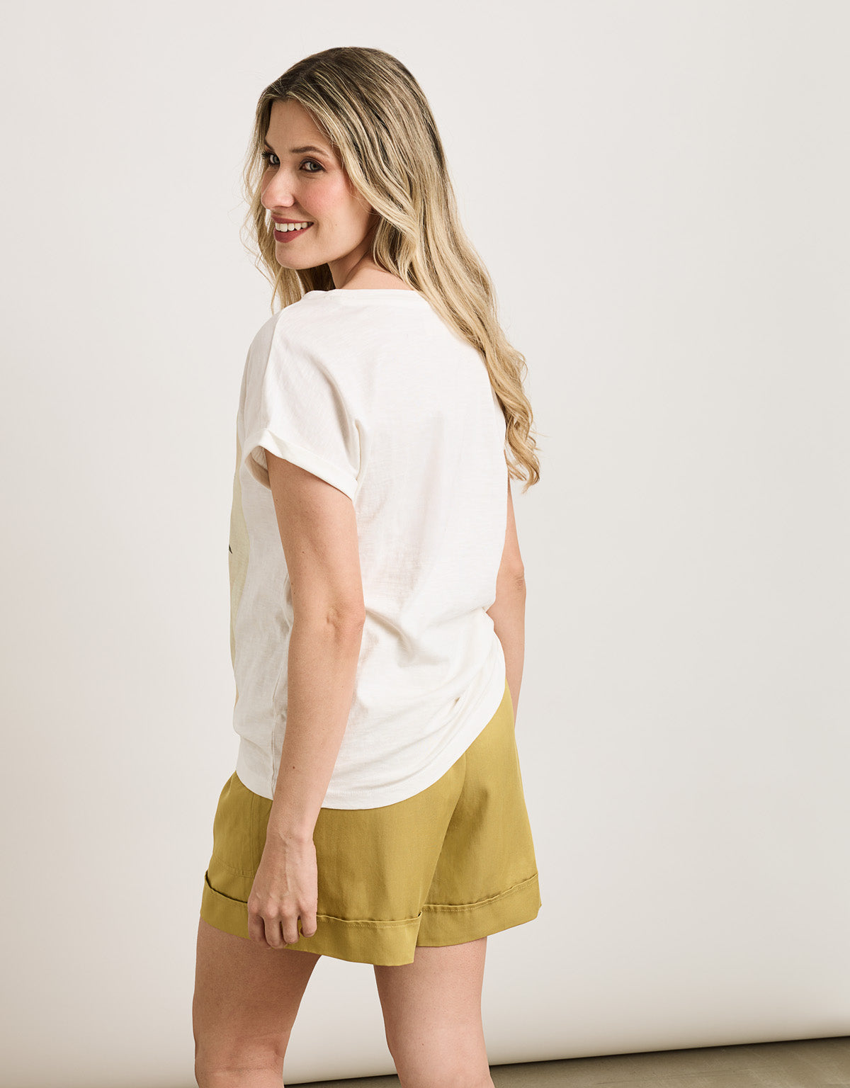 Camiseta Manga Corta Off White - Nolvanor