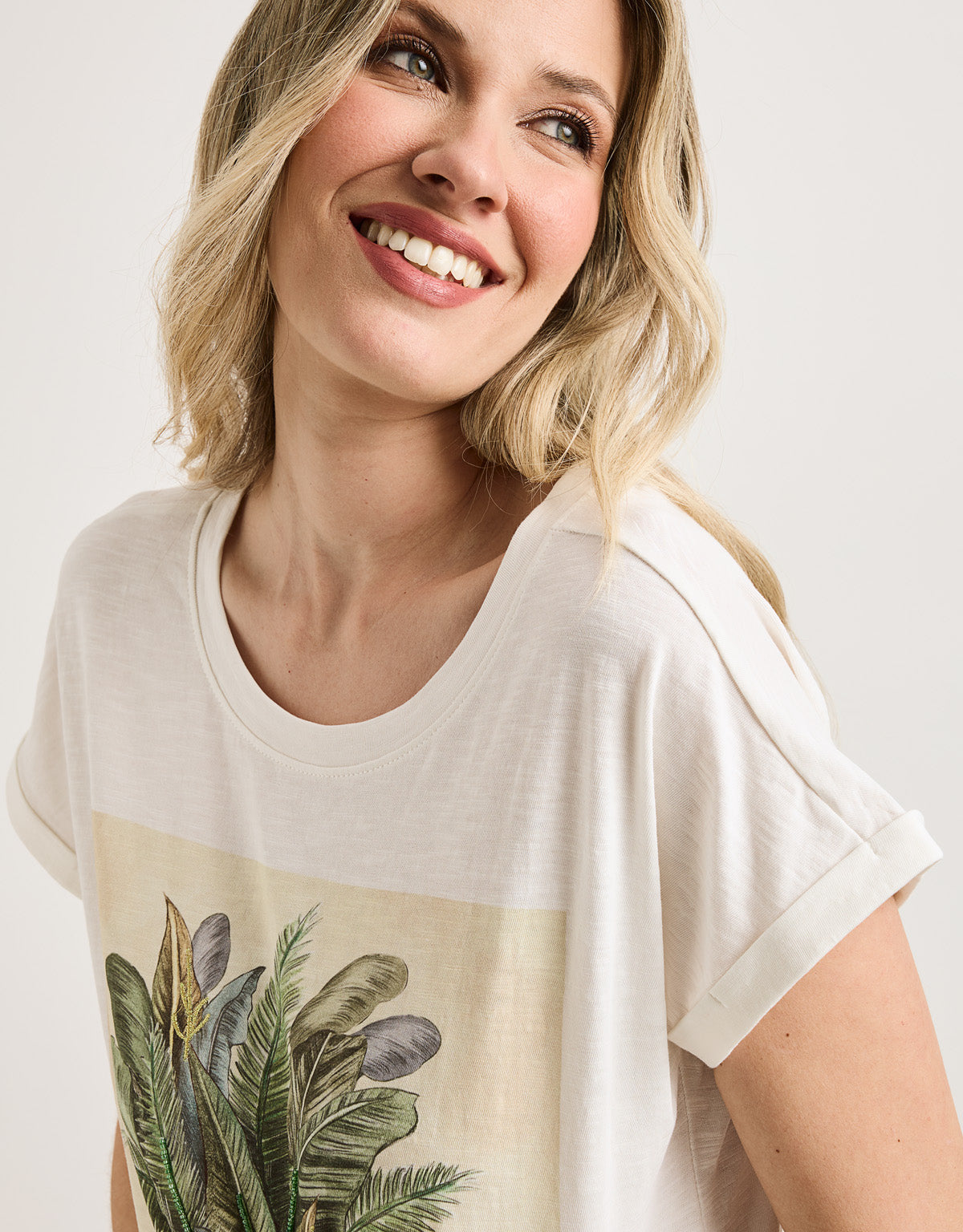 Camiseta Manga Corta Off White - Nolvanor