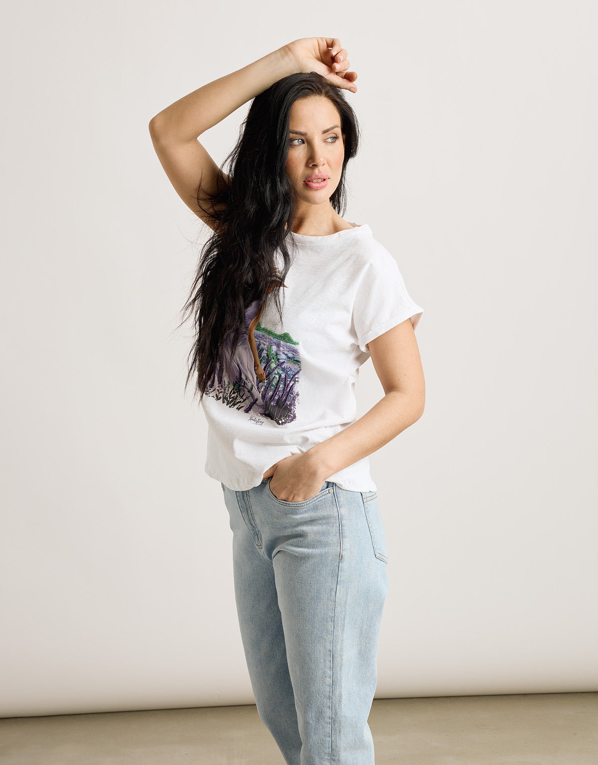 Camiseta Manga Corta Blanco - Sorollina 4