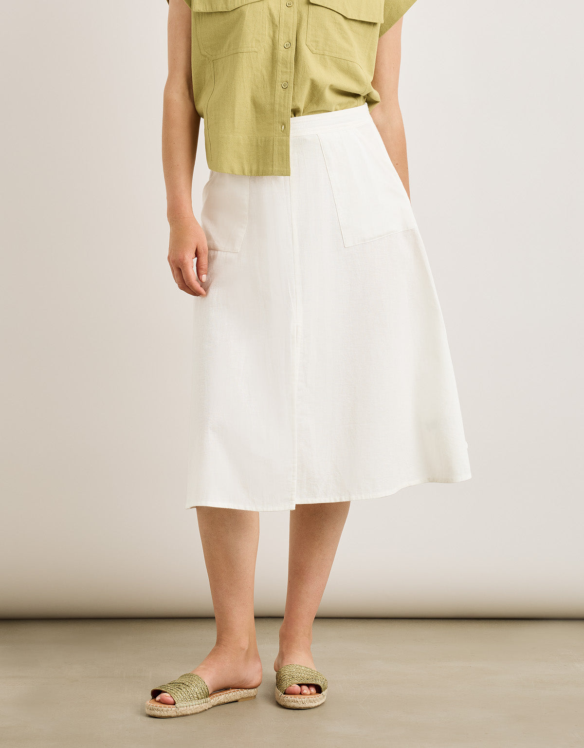 Falda Midi Blanco - Sintal