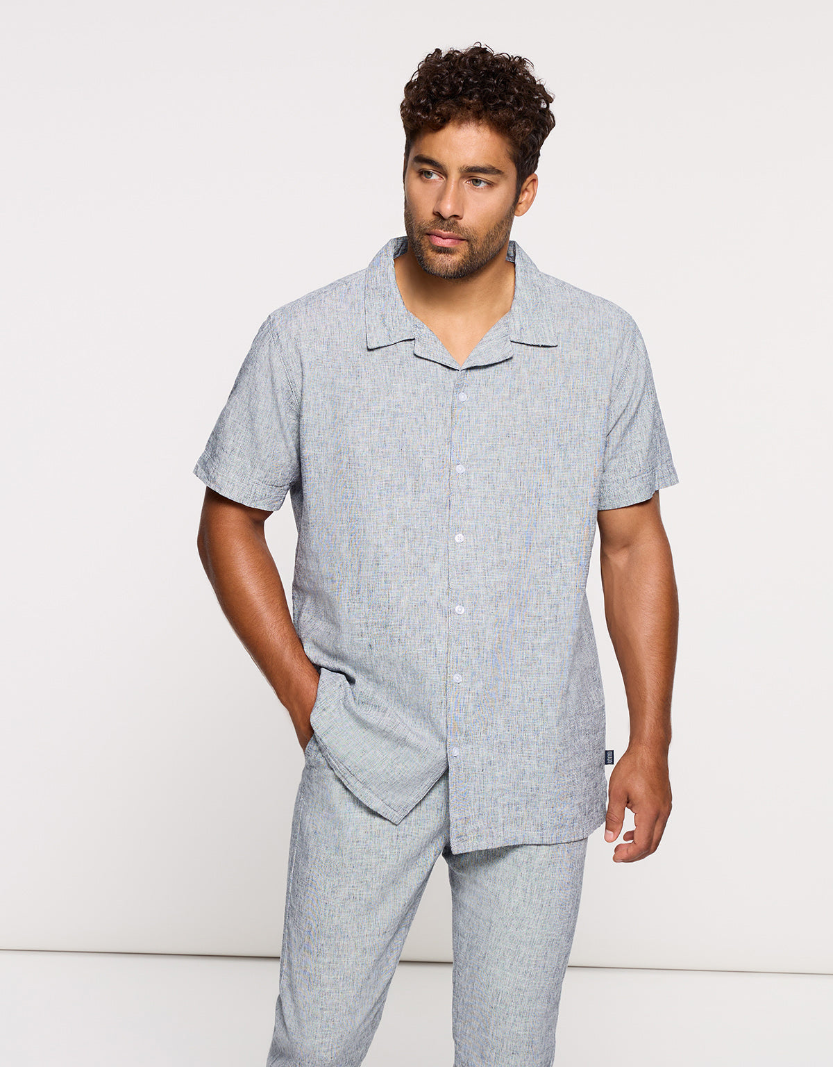 Blaues Leinenhemd - Deon