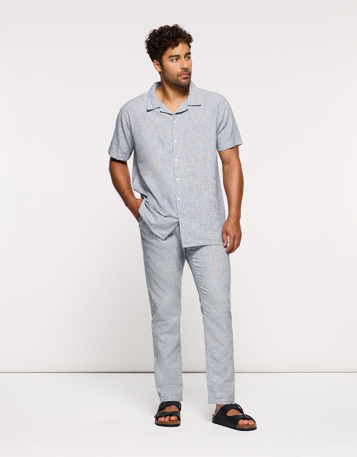 Blaues Leinenhemd - Deon