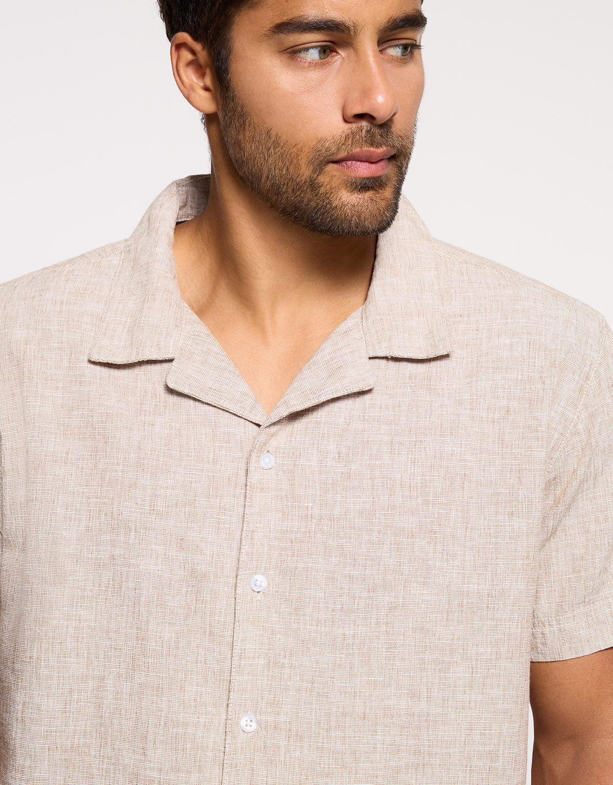 Chemise en lin beige - Deon