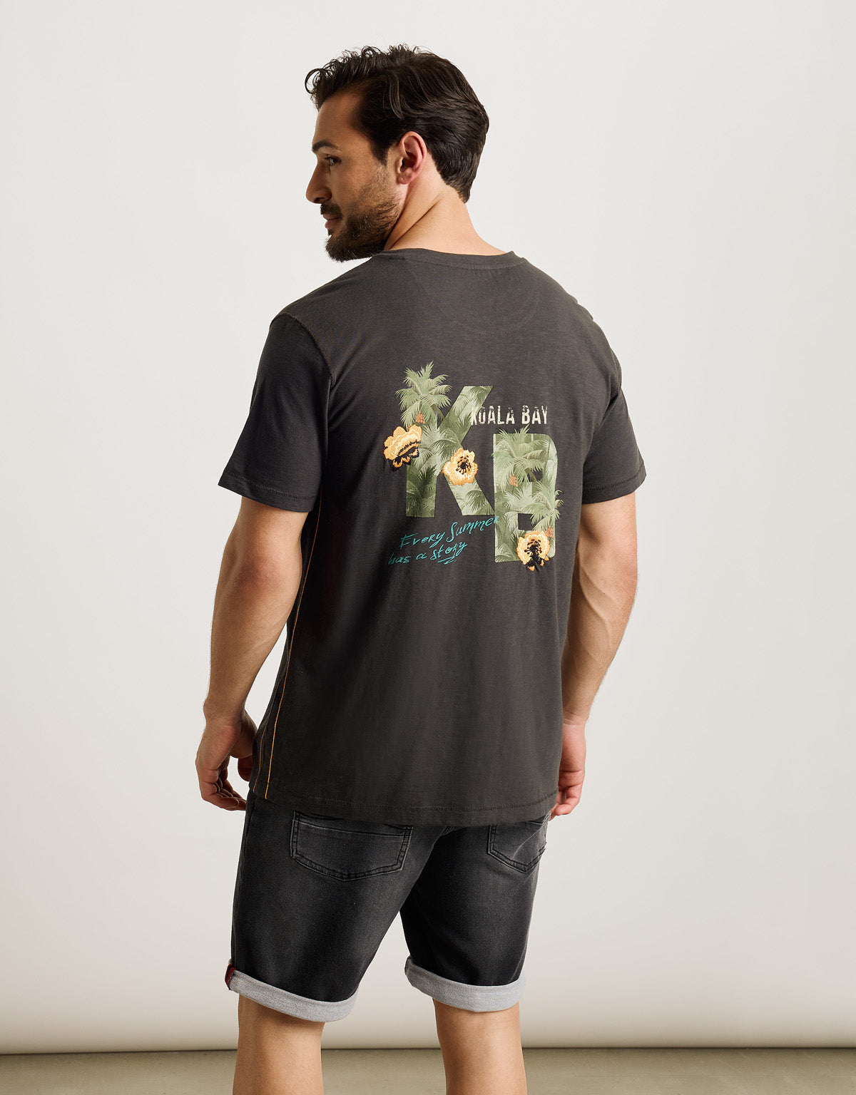 Camiseta Manga Corta Gris - Arrento