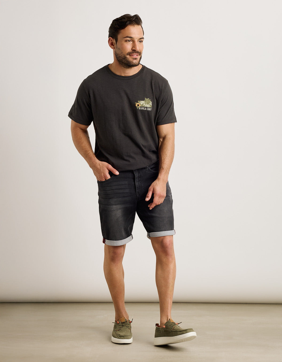 Bermuda Denim Negro - Melbourne 2