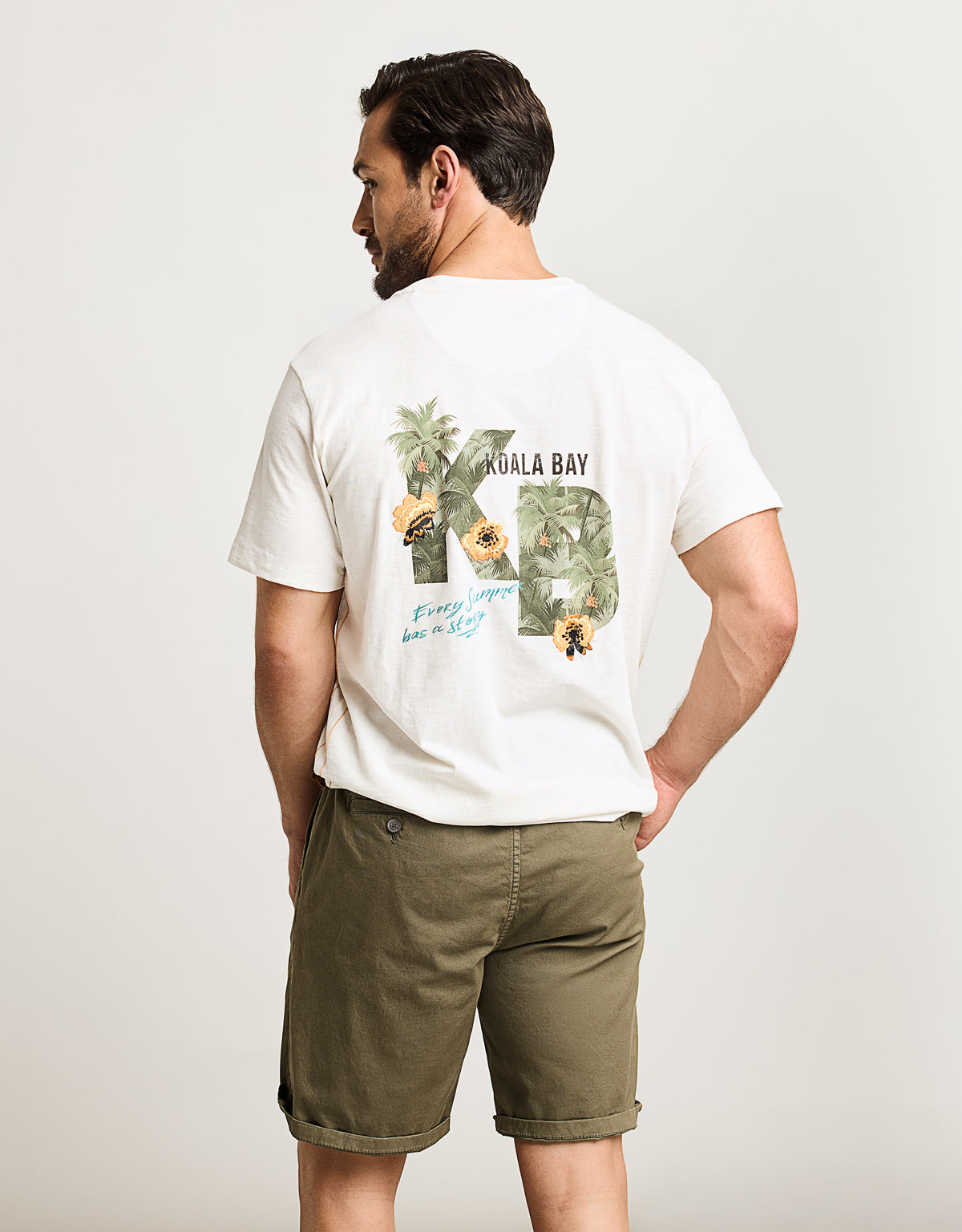 Camiseta Manga Corta Beige - Arrento