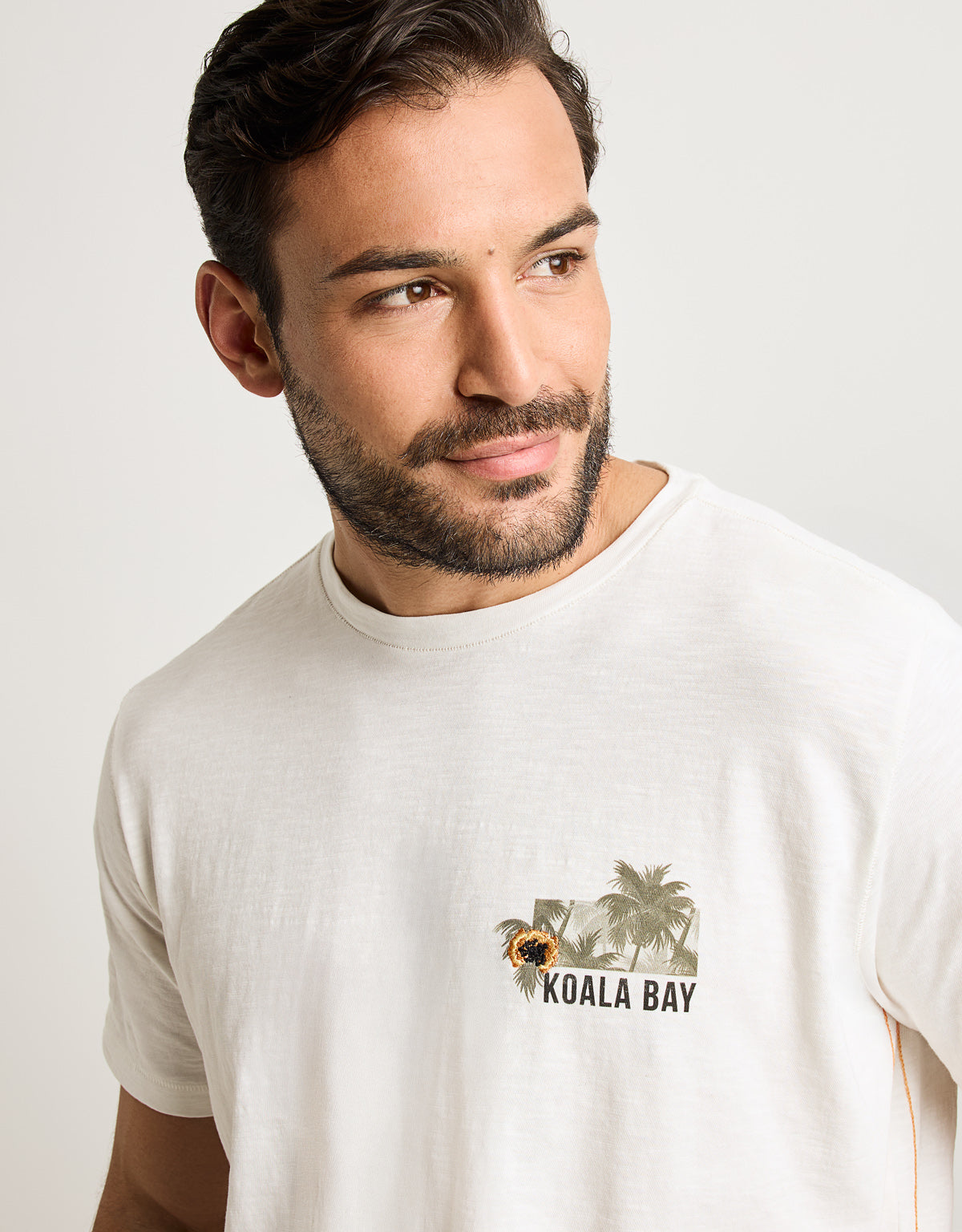 Camiseta Manga Corta Beige - Arrento 5