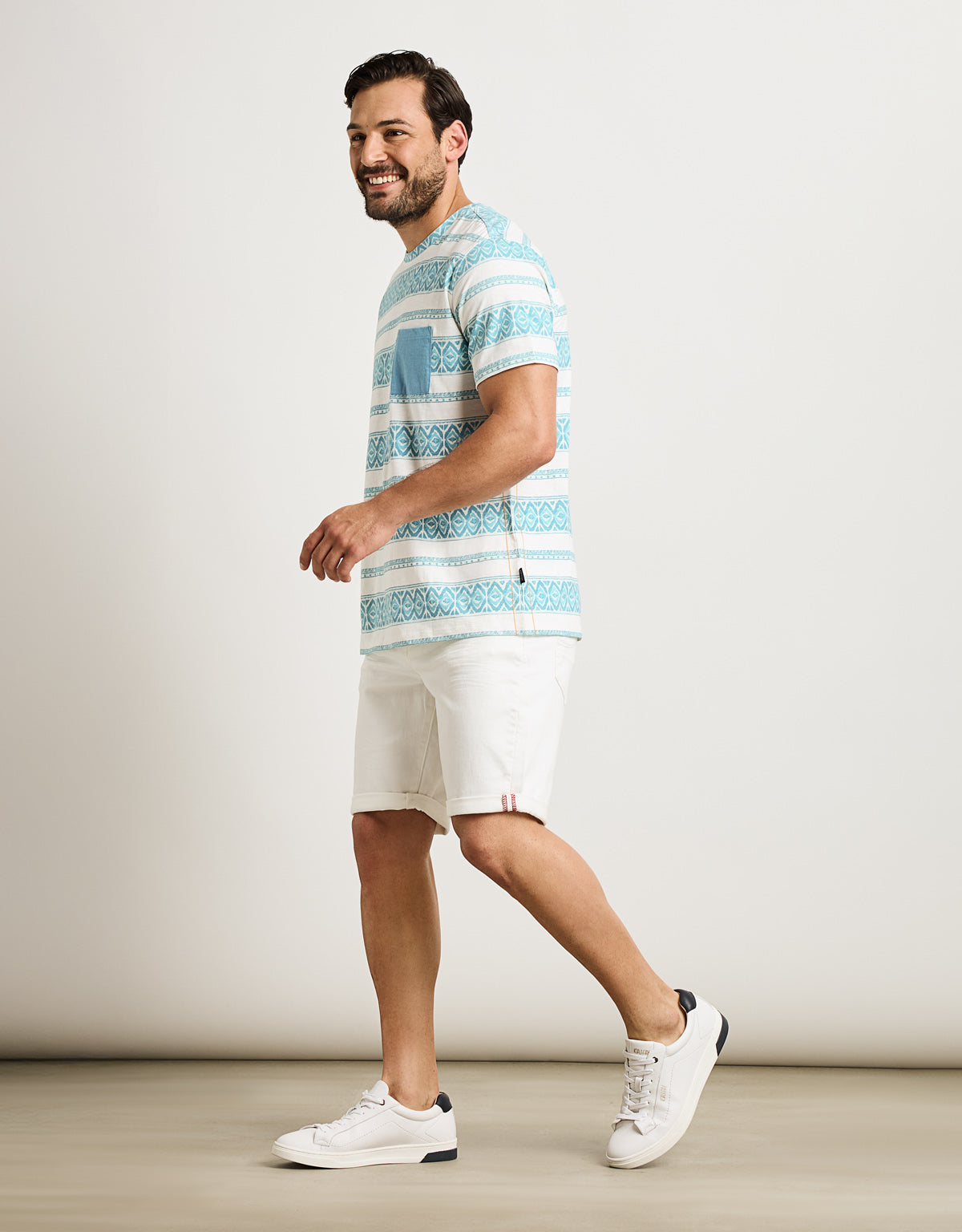 Camiseta Manga Corta Turquesa - Ilovix 6