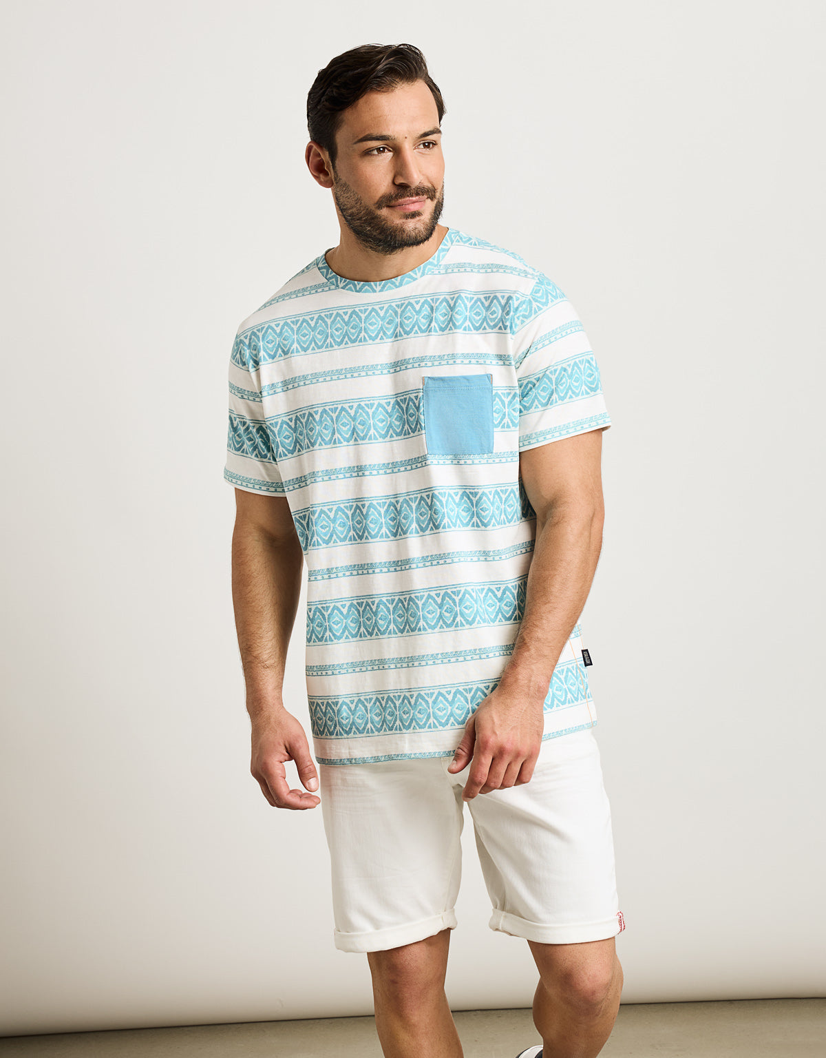 Camiseta Manga Corta Turquesa - Ilovix