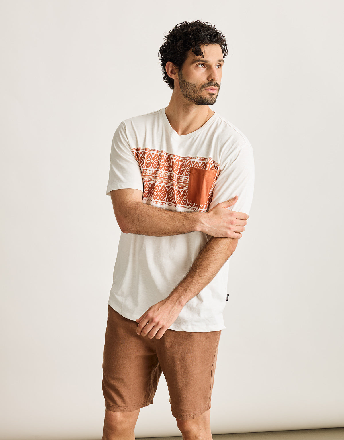 Camiseta Manga Corta Naranja - Navar 4