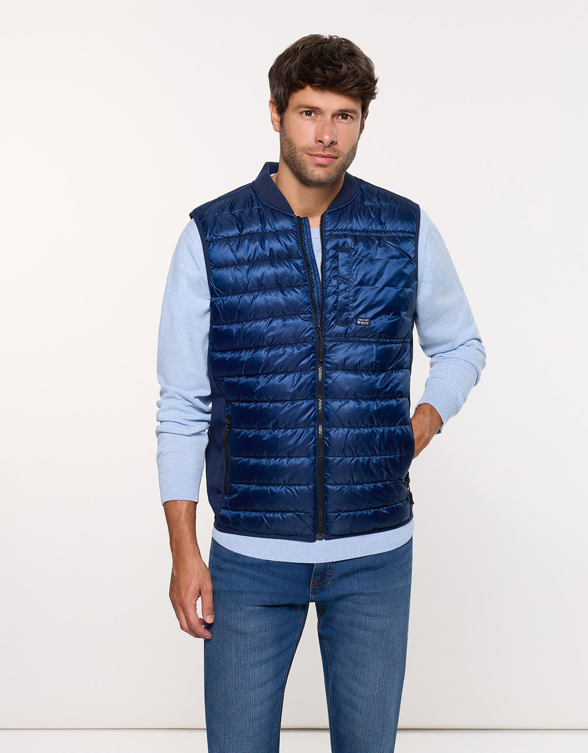 Chaleco Acolchado Azul Marino - Dinao