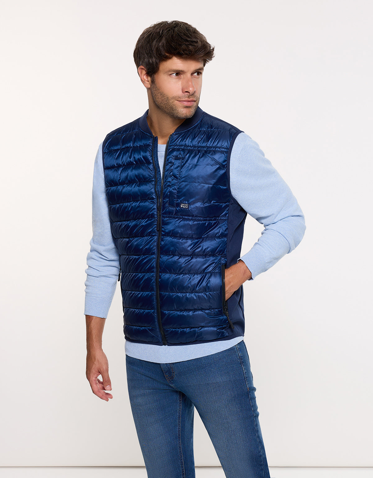 Chaleco Acolchado Azul Marino - Dinao 2