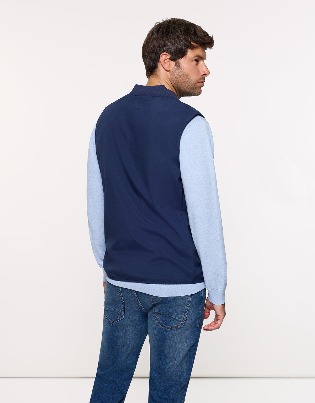 Chaleco Acolchado Azul Marino - Dinao 3