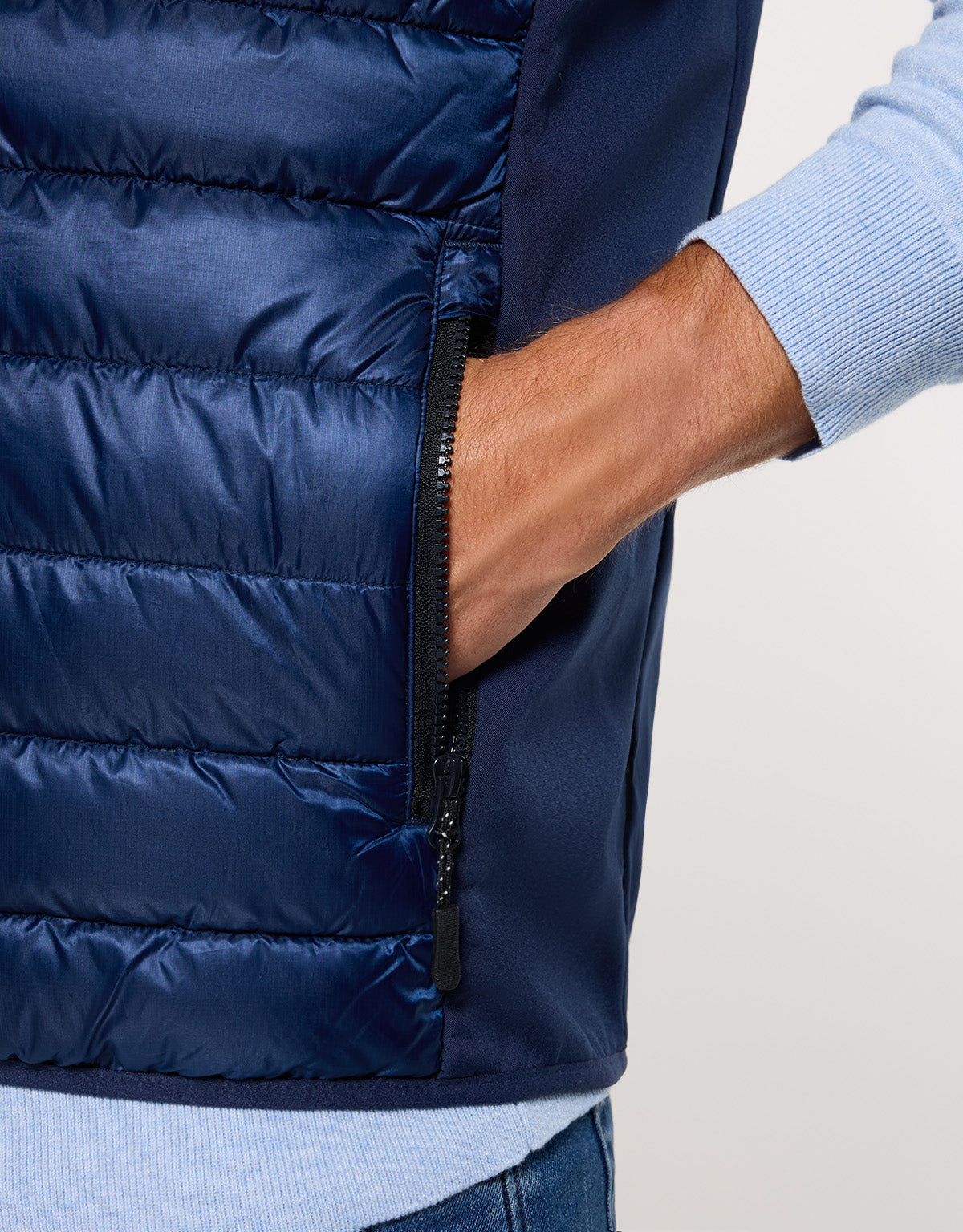 Chaleco Acolchado Azul Marino - Dinao 5