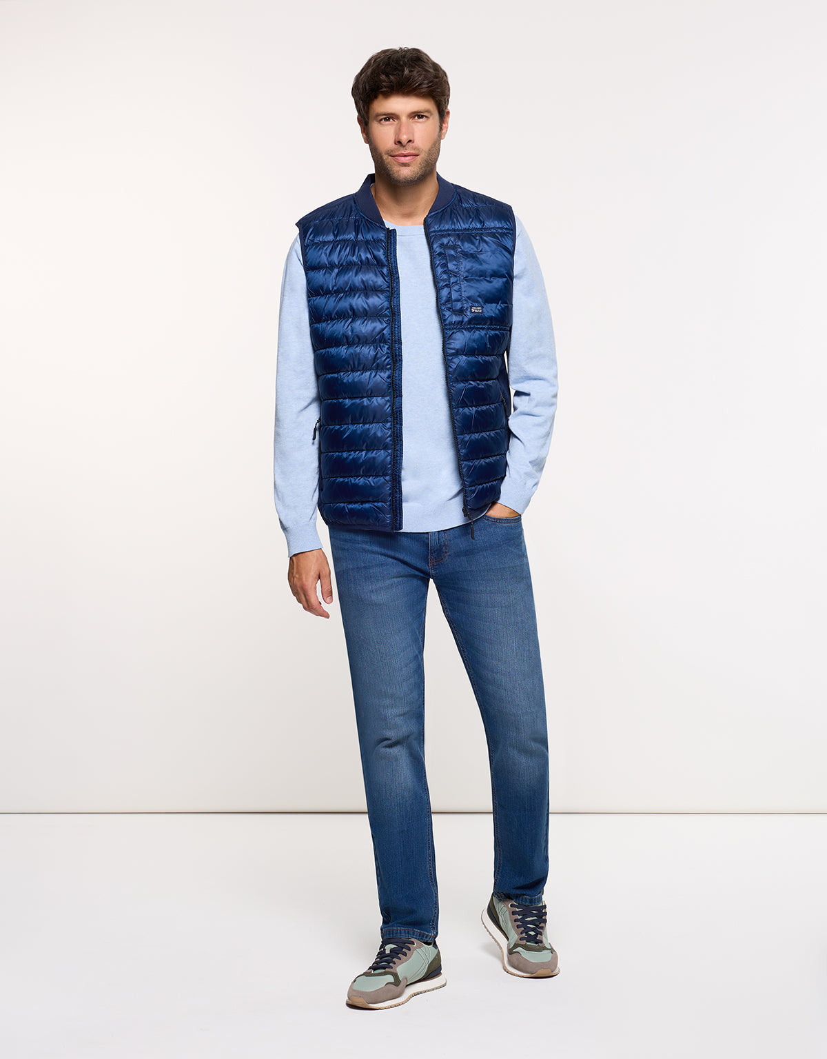 Chaleco Acolchado Azul Marino - Dinao 7