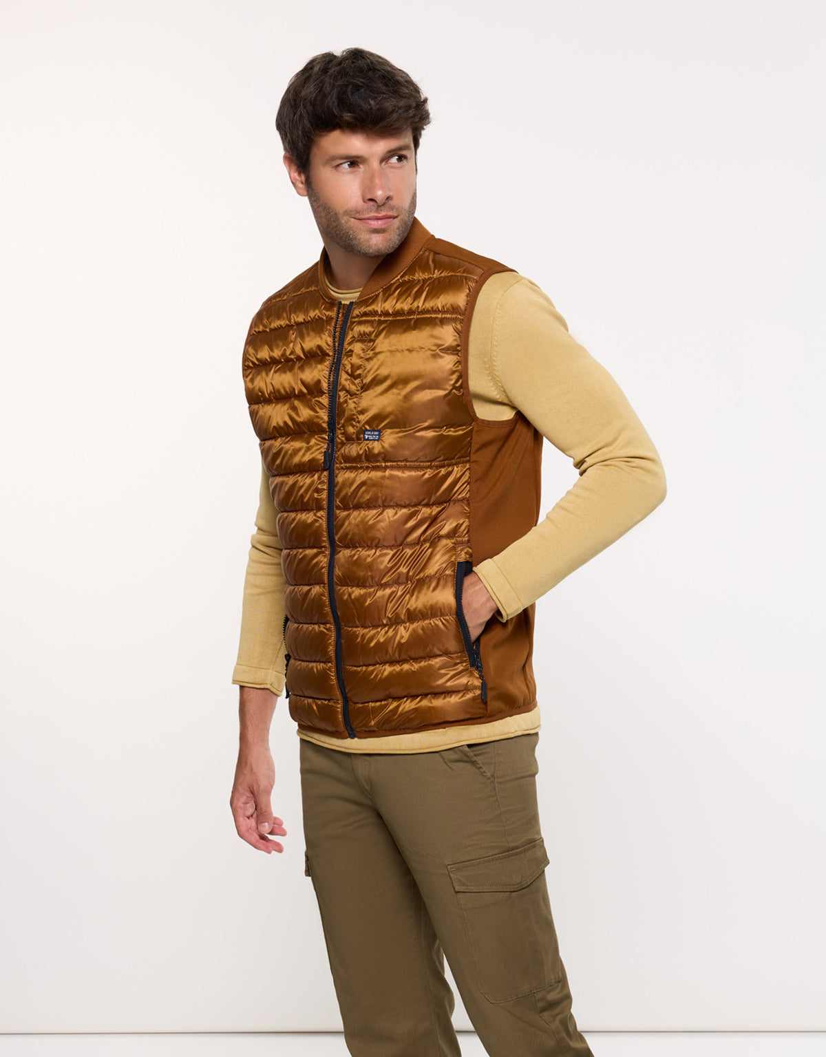 Chaleco Acolchado Marrón - Dinao 2