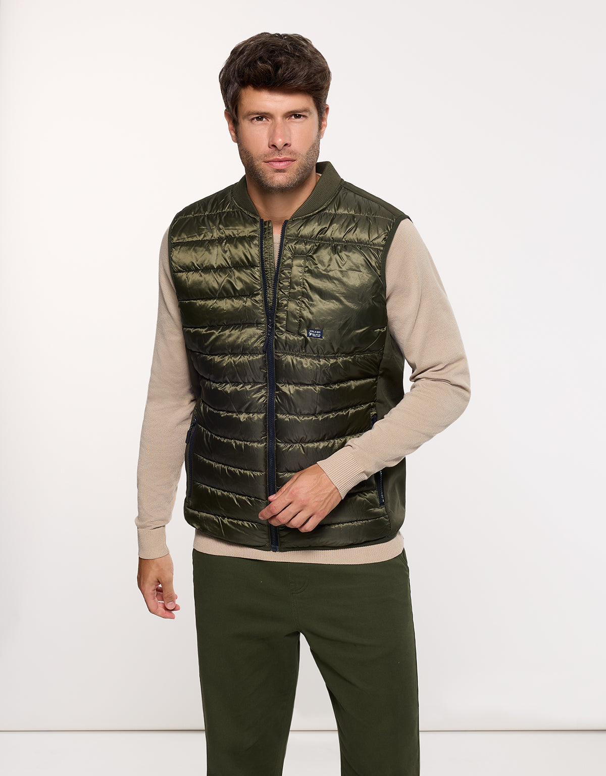 Chaleco Acolchado Verde - Dinao 3