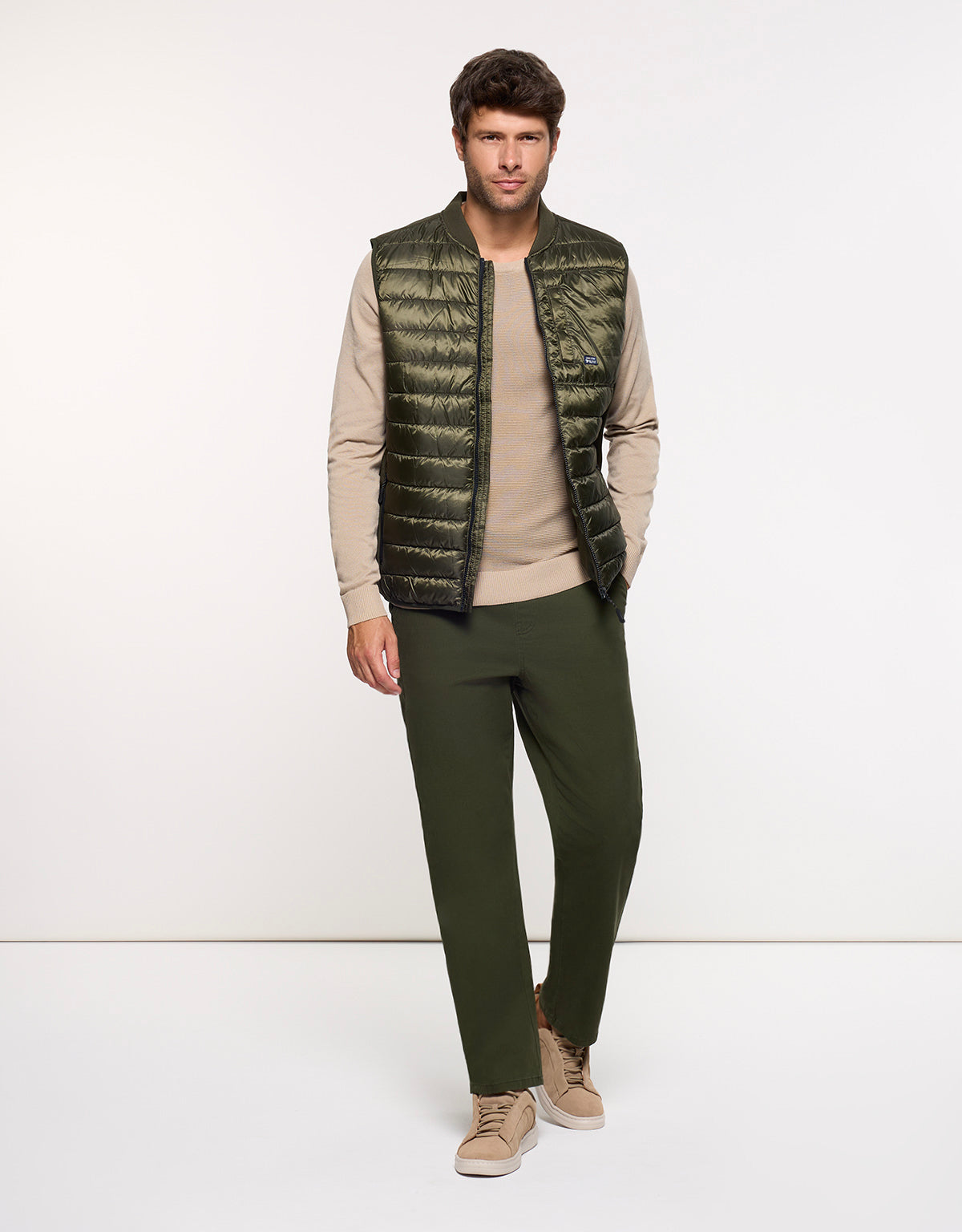 Chaleco Acolchado Verde - Dinao 7