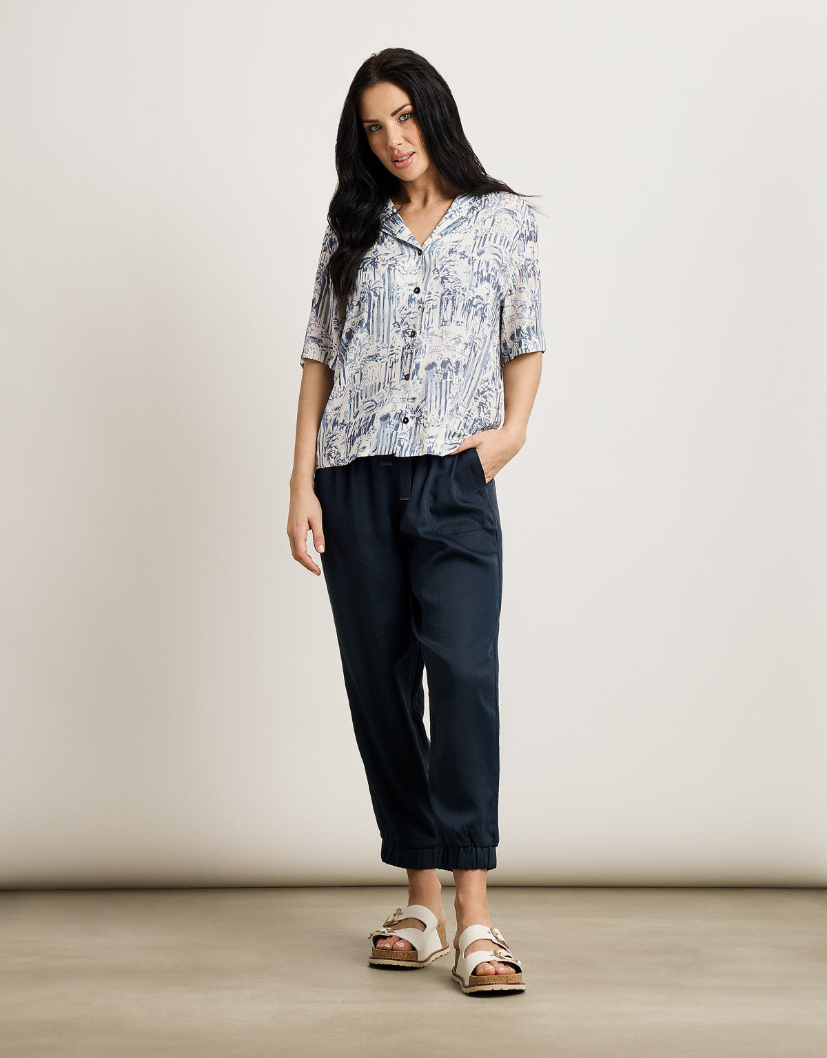 Camisa Manga Corta Azul - Bajamasa 5