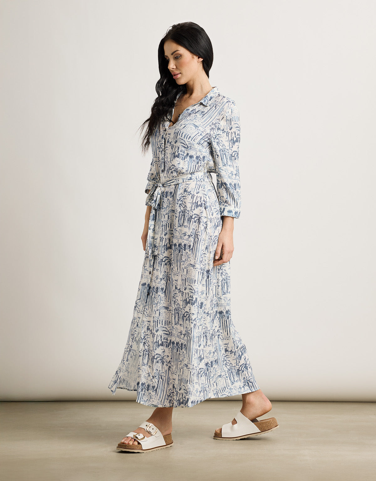 Vestido Largo Azul - Clarkela 7