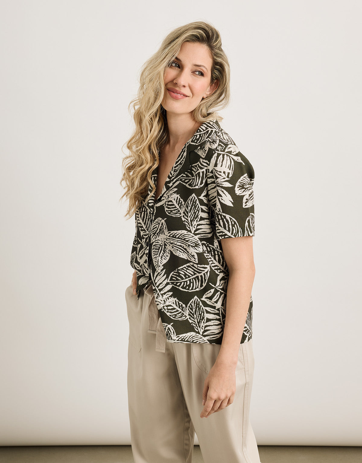 Camisa Manga Corta Verde - Bajita