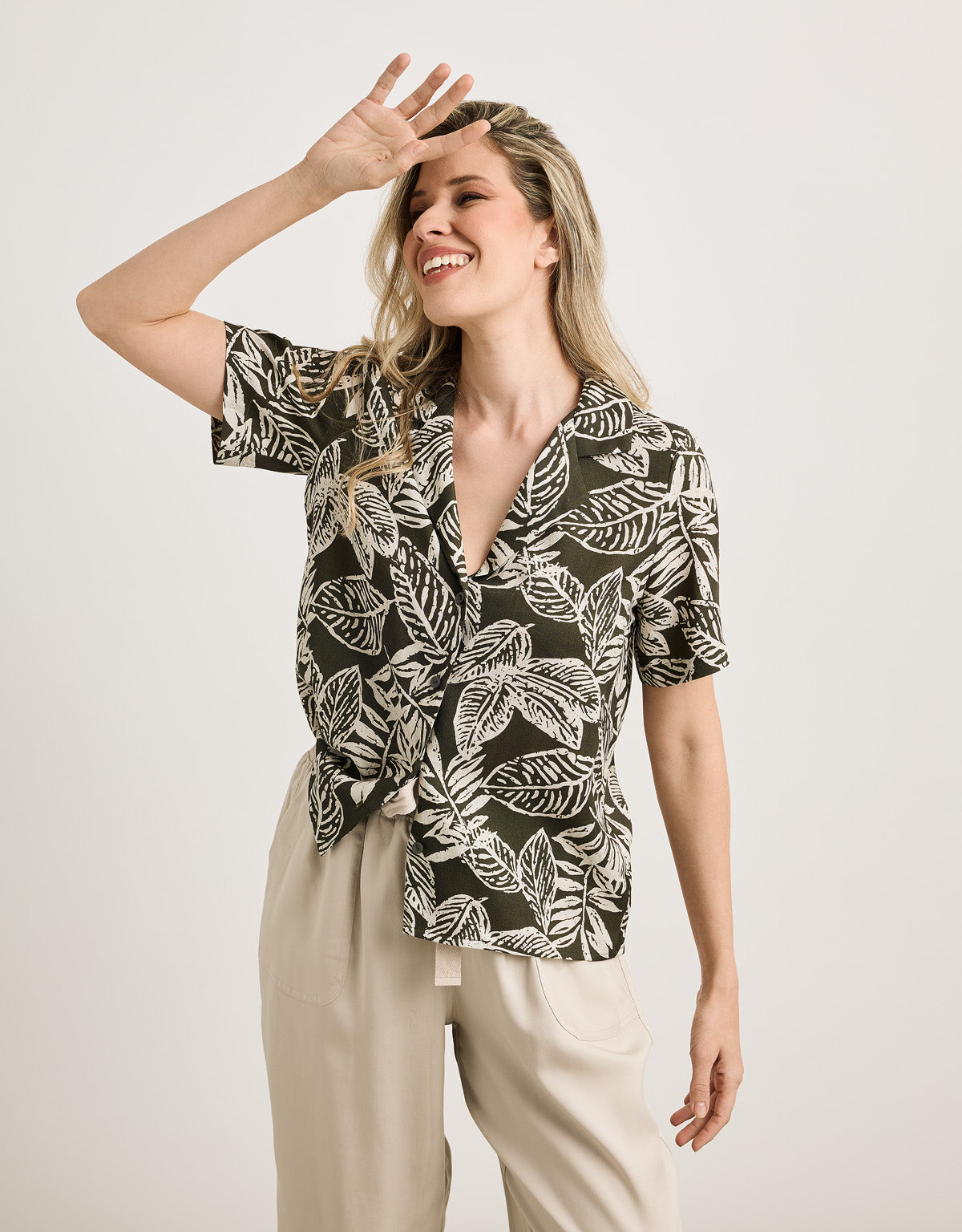 Camisa Manga Corta Verde - Bajita