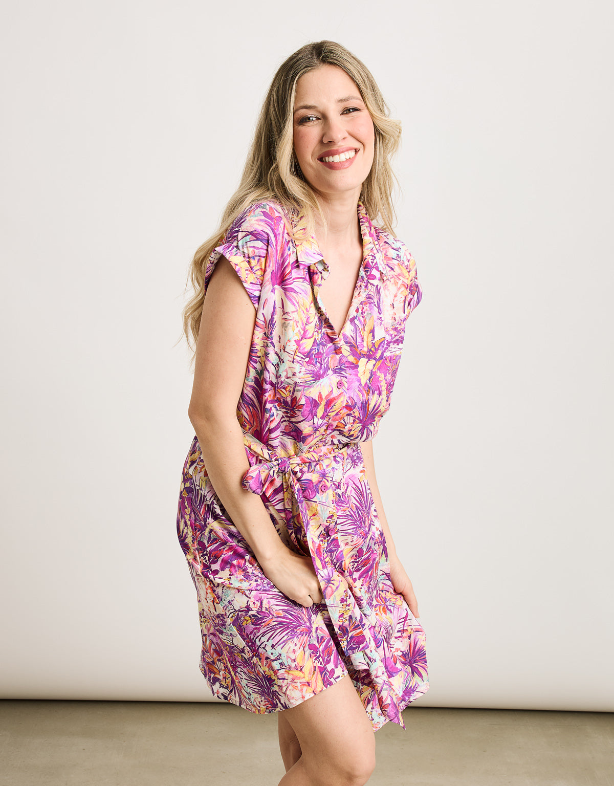 Vestido Corto Multicolor - Rufita