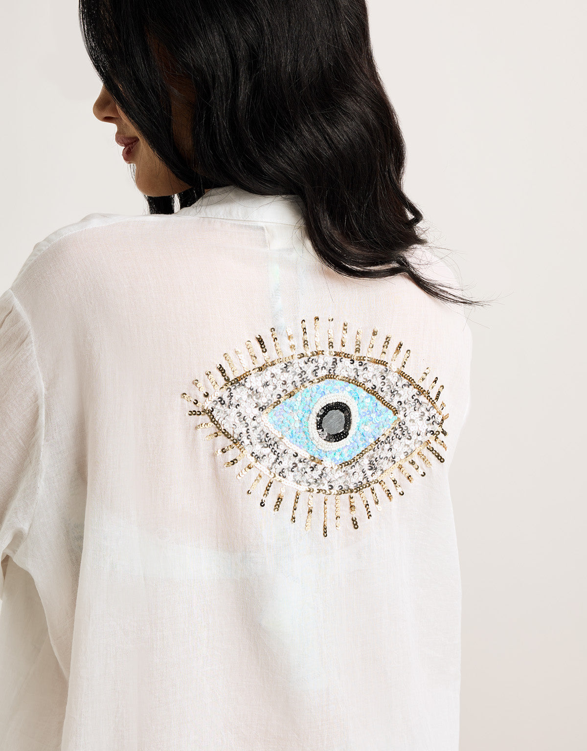 Kaftan Cerrado Blanco - Blueye 3