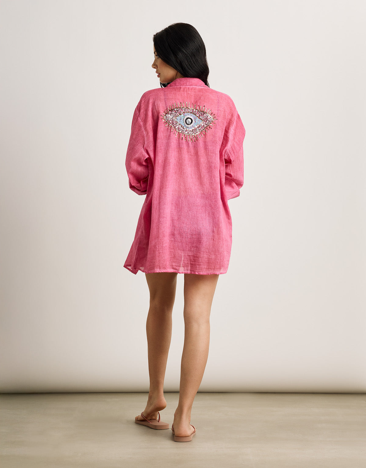 Fuchsia Geschlossener Kaftan - Blueye