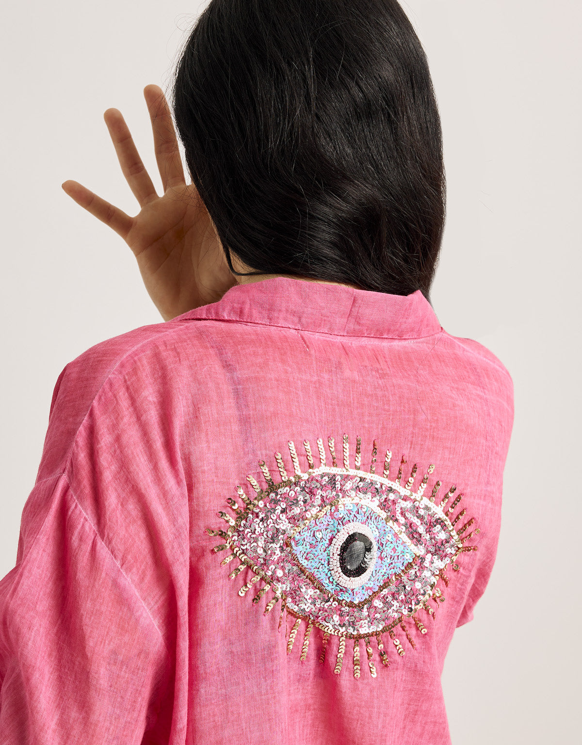 Fuchsia Geschlossener Kaftan - Blueye