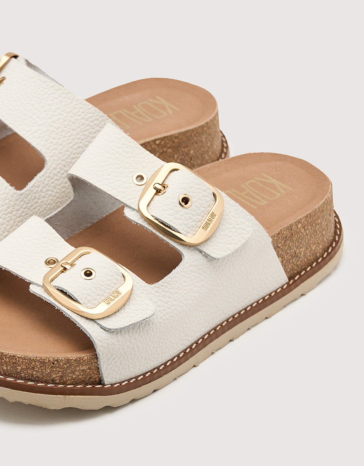 Sandalia Bio con Cuña Blanco - Sintran 4