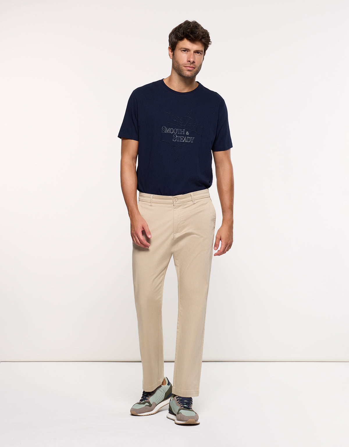 Pantalón Largo Beige - Enati 8
