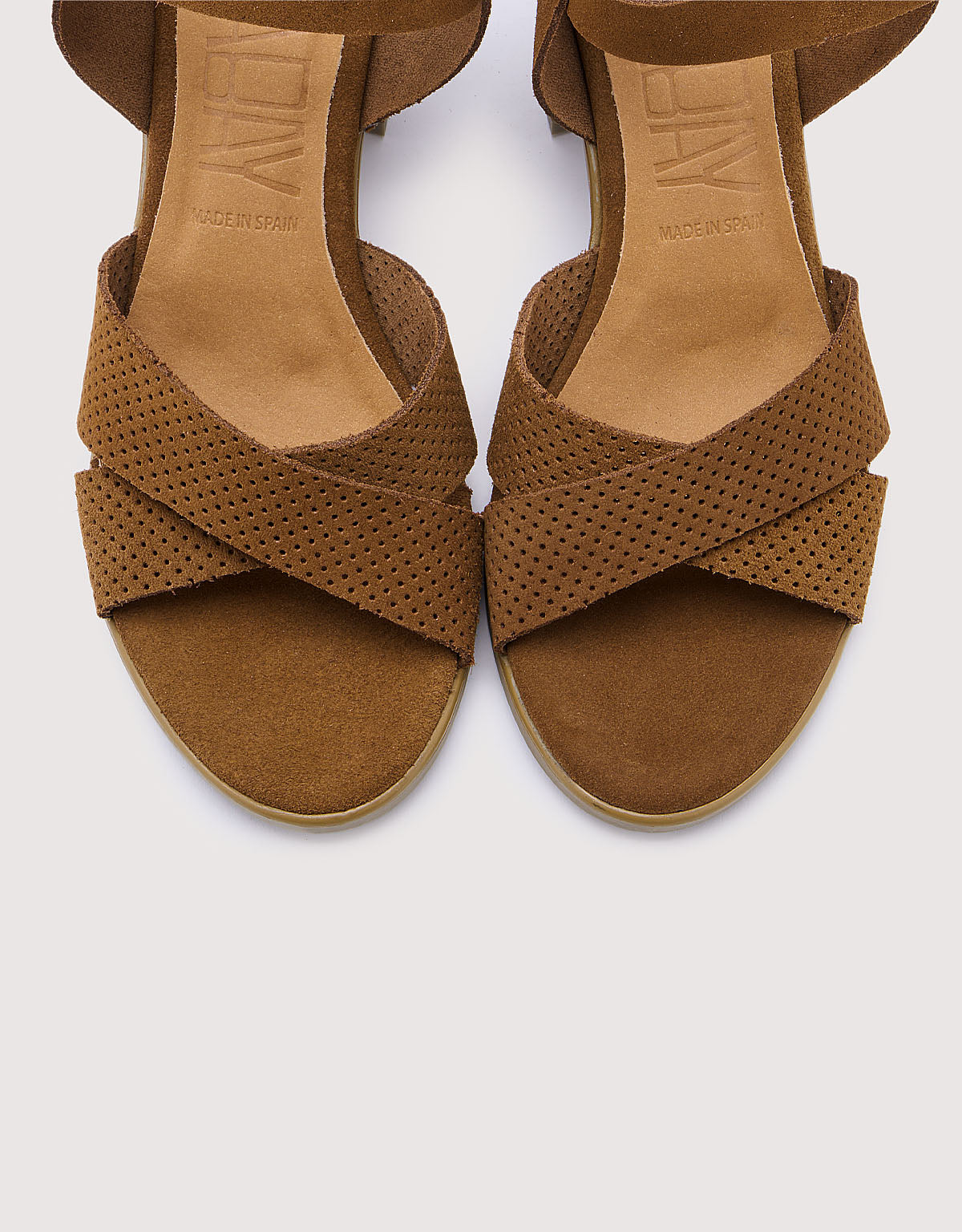 Sandalia Tacón Marrón Claro - Orsola 5