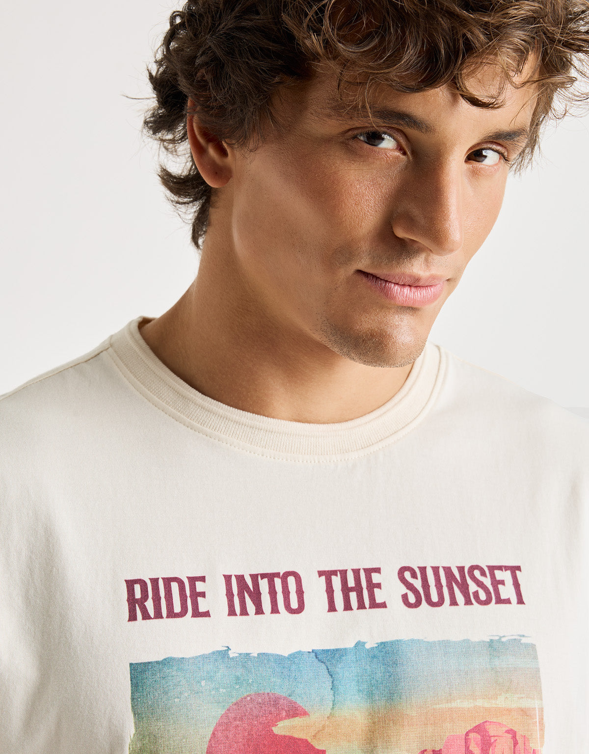 Camiseta Manga Corta Off White - Colorado 6