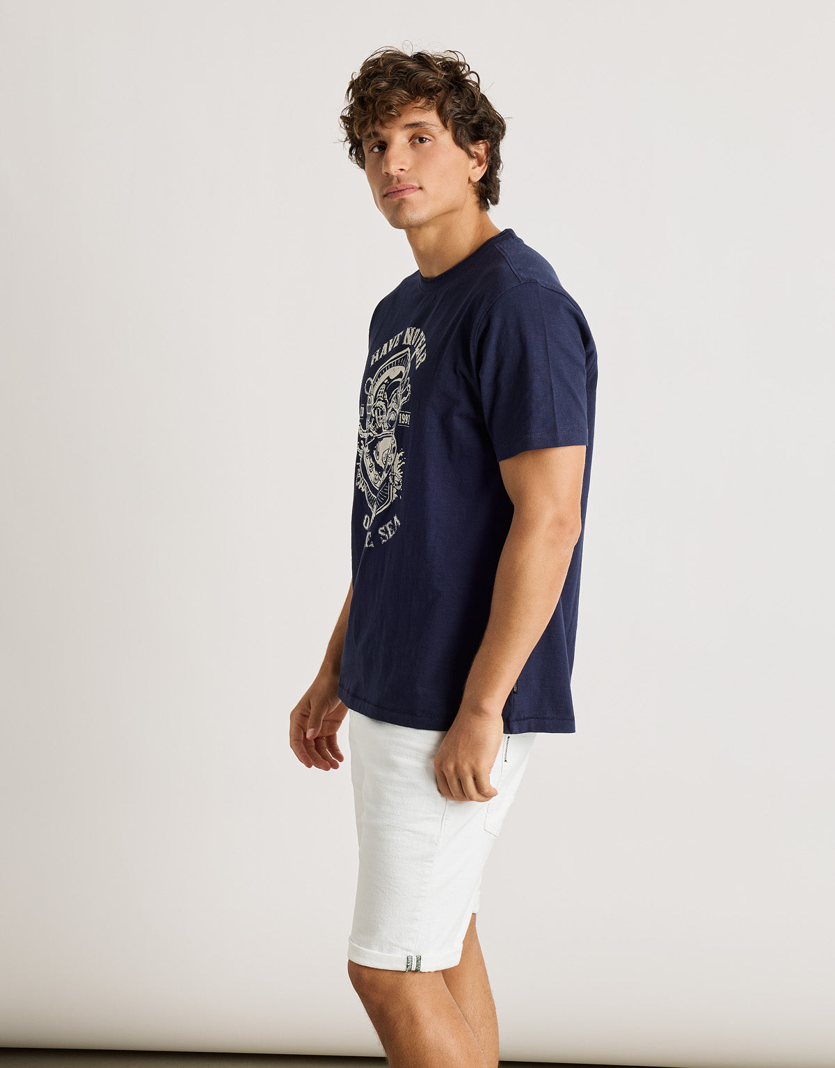 Camiseta Manga Corta Azul Marino - Zoso 3