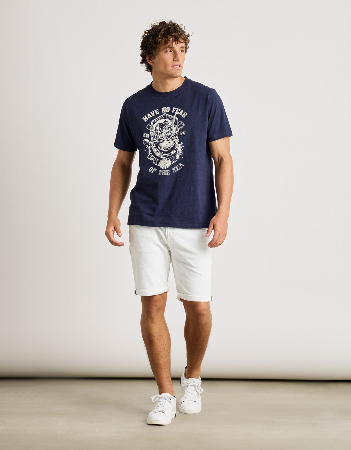 Camiseta Manga Corta Azul Marino - Zoso 8